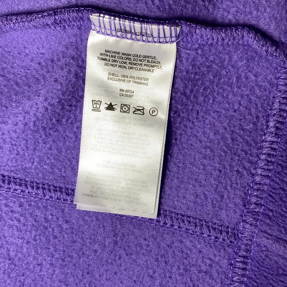 XXS  Size 4-5 purple Columbia fleece - Picture 5 of 6